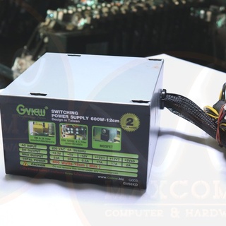 ภาพหน้าปกสินค้าSBCOM2 พาวเวอร์ : PSU GVIEW 600W-12CM G003 FULLWATT (NOBOX) 20+4 Pin / 4+4 Pin / 6+2 Pin IDE+SATA PCI-E 1 ที่เกี่ยวข้อง