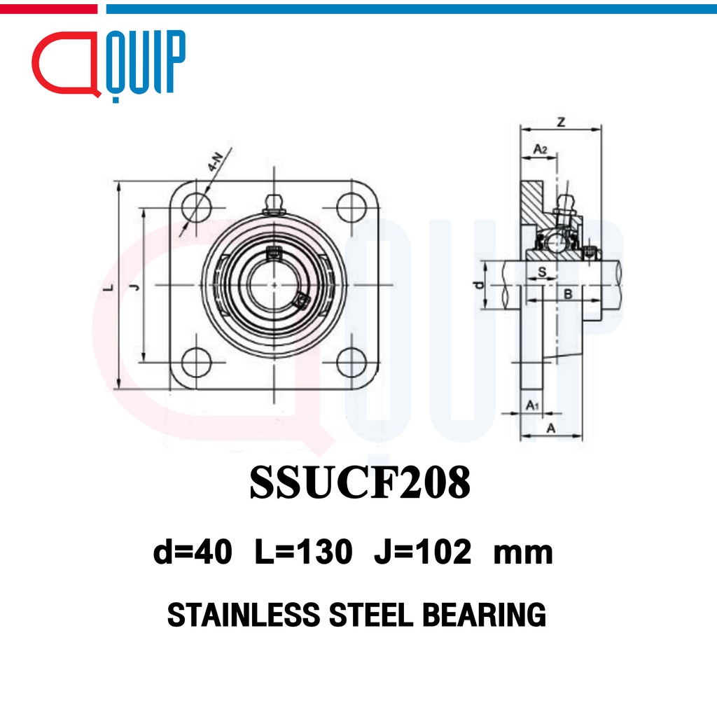 ssucf208ehb-ldk-ตลับลูกปืนตุ๊กตา-สเตนแลส-sucf208ehb-stainless-steel-bearing-ssucf208-ehb