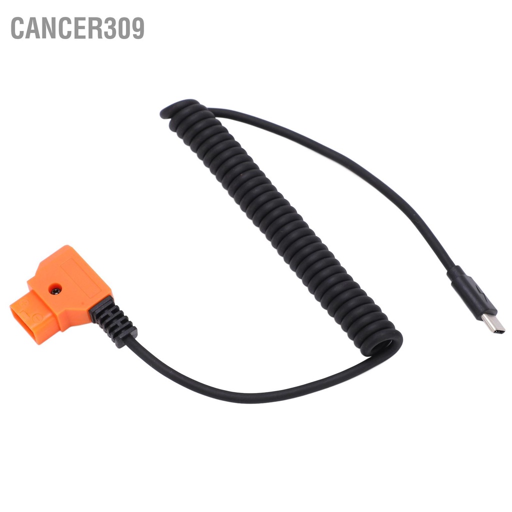 cancer309-สายไฟ-usb-c-แบบยืดหยุน-เป็น-d-tap-สำหรับโทรศัพท์มือถือ-แท็บเล็ต-อุปกรณ์เสริมกล้องดิจิทัล