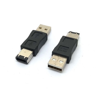 #relaxFirewire IEEE 1394 6 Pin To USB 2.0 Male Adaptor Convertor