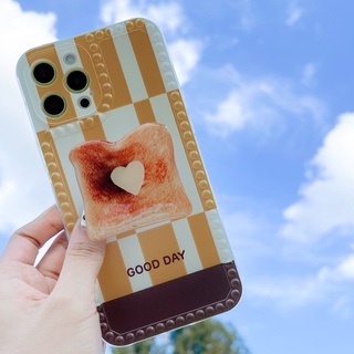 เคส สำหรับ ไอโฟน เคสซิลิโคน สินค้าพร้อมส่งจากไทย iPhone case สำหรับ iPhone X XS MAX XR  7+ 8PLUS ไอริงขนมปังเนย TPU-R162
