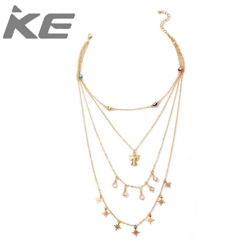 jewelry-creative-eyes-star-angel-pendant-necklace-4-layers-geometric-water-drop-diamond-clavic