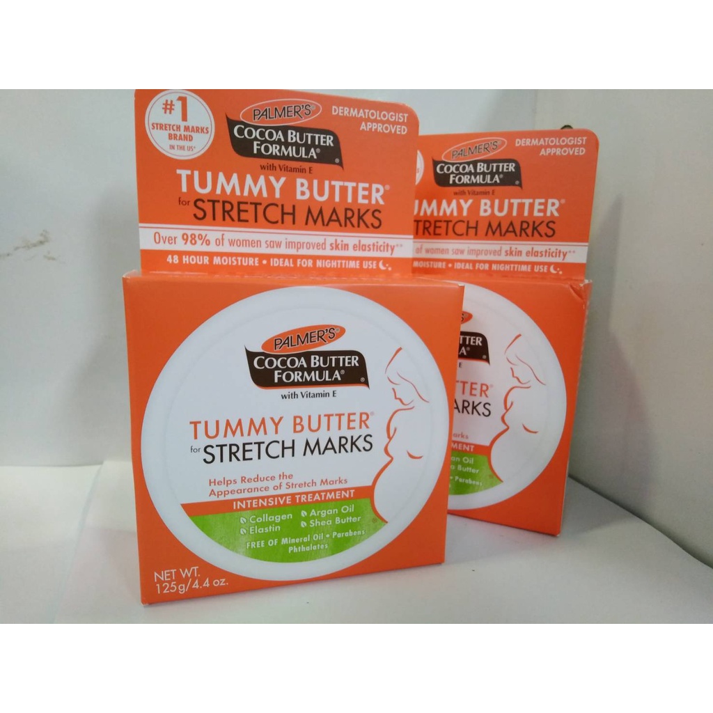 PALMER'S COCOA BUTTER FORMULA TUMMY BUTTER STRETCH MARKS 125G Shopee