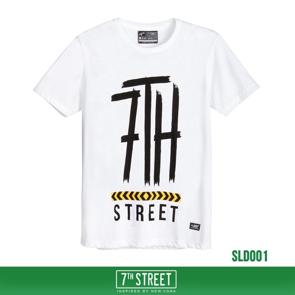 7th-street-เสื้อยืด-รุ่น-sld001-slow-down-ขาว-ของแท้-100