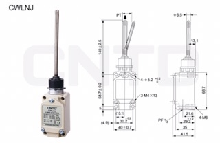 ภาพขนาดย่อของภาพหน้าปกสินค้าลิมิตสวิตช์ รุ่นCWLD1,CWLD2,CWLNJ,CWLNJ-2,CWLN-S2ยี่ห้อ CNTD จากร้าน suksiri1975 บน Shopee ภาพที่ 3