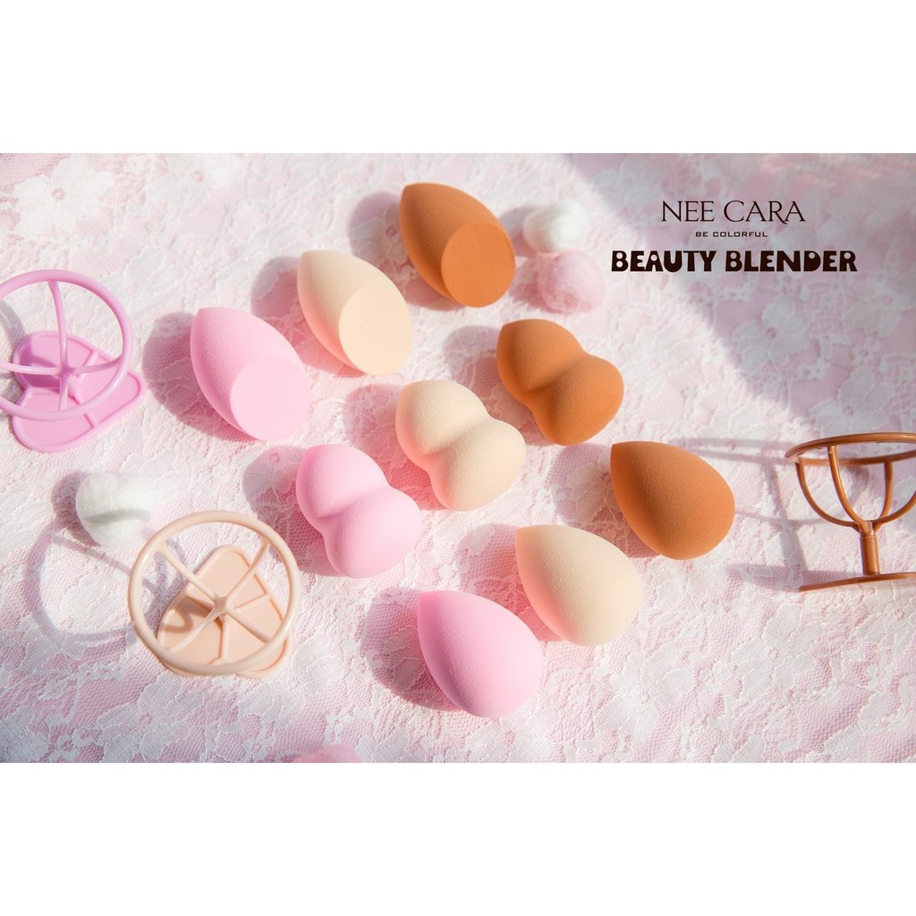 ภาพหน้าปกสินค้า️Nee Cara Beauty Blender N201 : neecara ฟองน้ำ รองพื้น แต่งหน้า ฟองน้ำไข่ x 1 ชิ้น dayse จากร้าน dayse บน Shopee