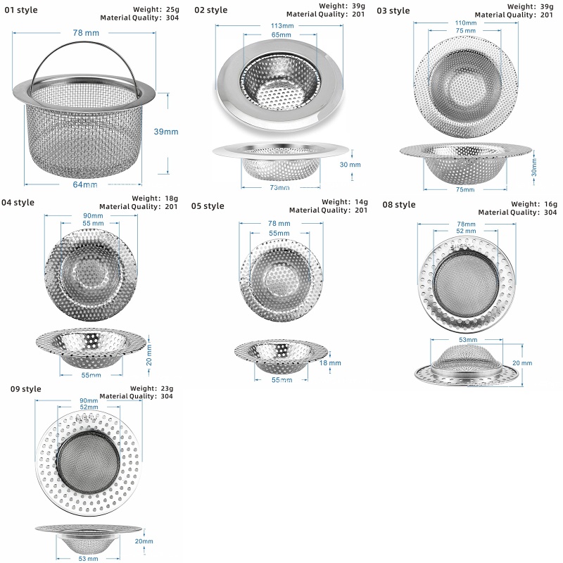 aoto-ที่กรองอ่างล้างจาน-ละเอียด-ตาข่าย-ห้องครัว-อ่างล้างจาน-เหมาะกับอ่างล้างจานส่วนใหญ่