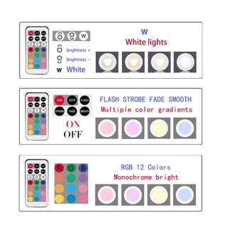 ภาพขนาดย่อของภาพหน้าปกสินค้าโคมไฟ RGB 13 สี พร้อมรีโมทคอนโทรล จากร้าน lyfs.th บน Shopee ภาพที่ 3