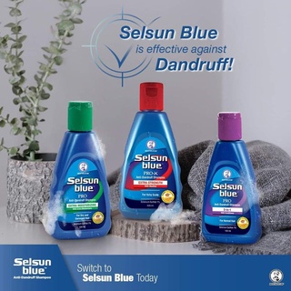 Selsun Blue Anti-Dandruff Shampoo 2-in-1 ขนาด 120ml /200