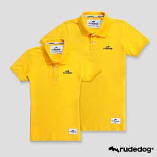 Rudedog เสื้อโปโลสีเหลือง รุ่น Flashing (ราคาต่อตัว)