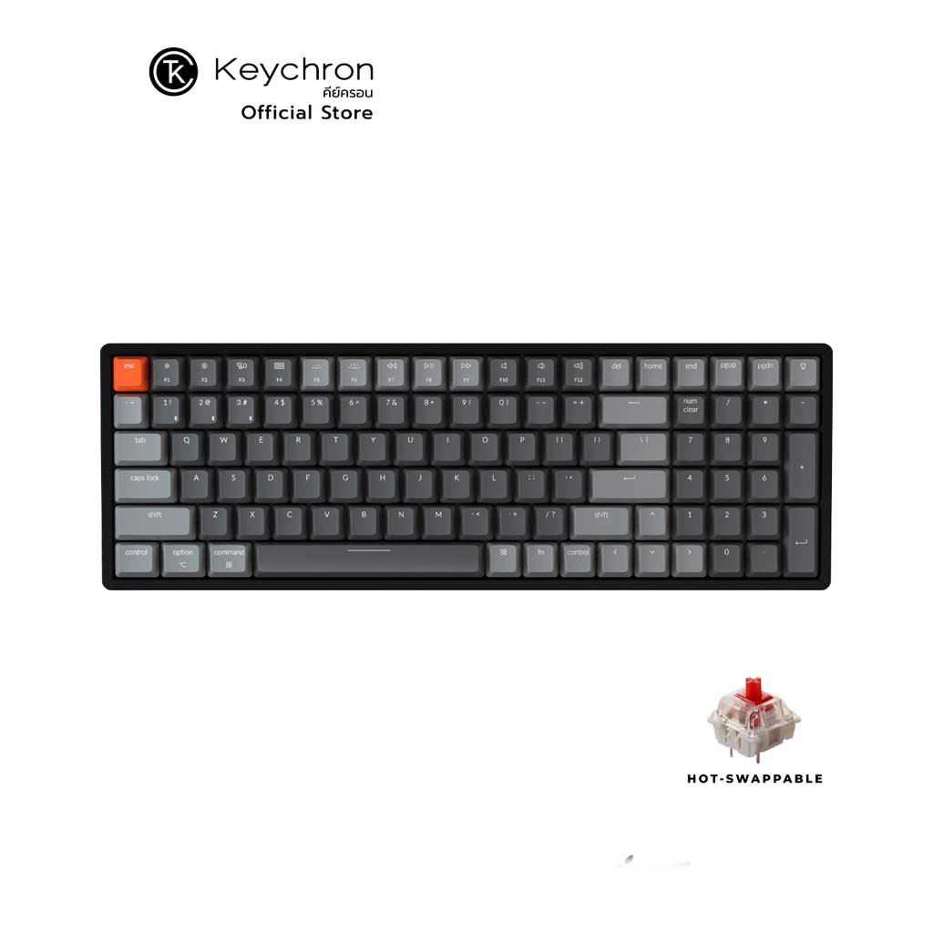 ภาพหน้าปกสินค้าKeychron K4 Wireless Keyboard ENG (คีย์บอร์ดไร้สายภาษาอังกฤษขนาด 96%) จากร้าน keychronthailand บน Shopee