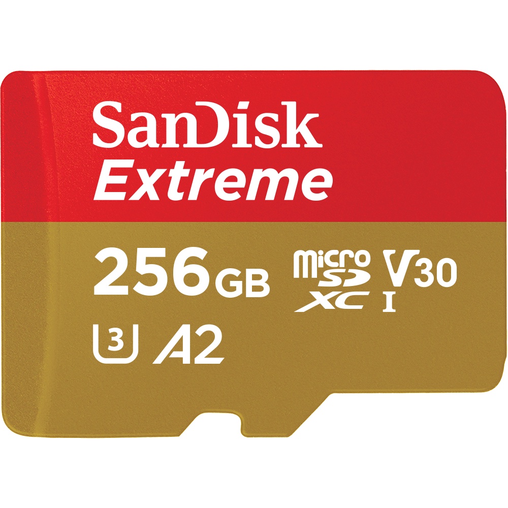 ภาพสินค้าSanDisk EXTREME micro SDXC UHS-I A2 256GB (SDSQXAV-256G-GN6MN) reads 190MB/s writes 130MB/s จากร้าน sandisk_thailand_officialshop บน Shopee ภาพที่ 2