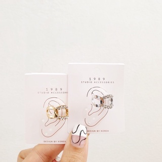 ear cuff ต่างหูหนีบ ต่างหูคล้องหู