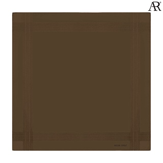 ANGELINO RUFOLO Handkerchief (ผ้าเช็ดหน้า) ผ้า 100% COTTON คุณภาพเยี่ยม ดีไซน์ Plain สีฟ้า/สีน้ำตาล/สีเลือดหมู/สีเทา