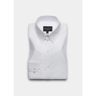D24 Tap Collar White Shirt เสื้อเชิ้ตสีขาว