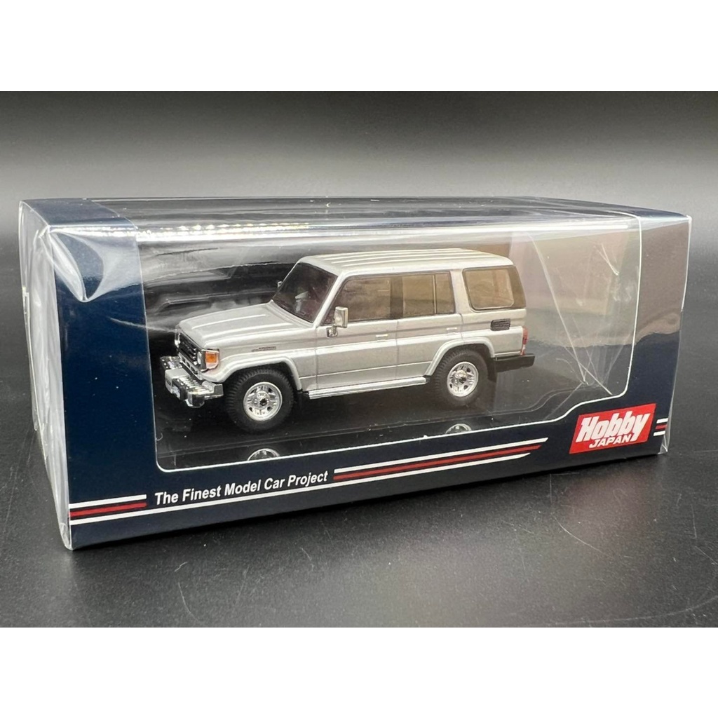 hobby-japan-toyota-landcruiser-70-zx-4door-1994-bluish-silver-metallic