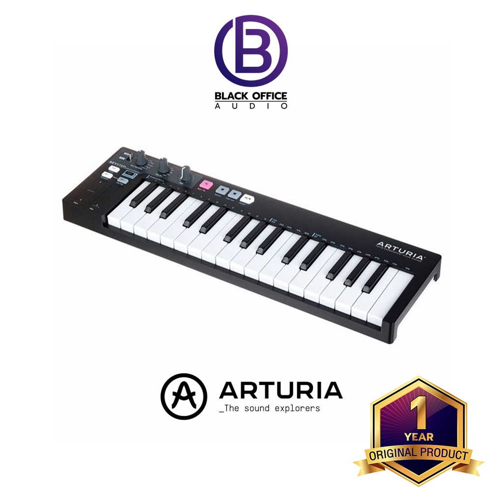 arturia-keystep-มิดี้-คีย์บอร์ด-ทำเพลง-ทำบีท-midi-keyboard-midi-controller-blackofficeaudio