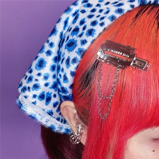 🔥Sale🔥กิ๊บติดผมรูปใบมีดแต่งอะไหล่โซ่คล้อง Razor Chain Gothic Hairpin พร้อมส่ง 1 ชิ้น