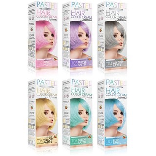 Carebeau Pastel Hair Color Cream 100g แคร์บิว พาสเทล แฮร์ คัลเลอร์ ครีม(1กล่อง)