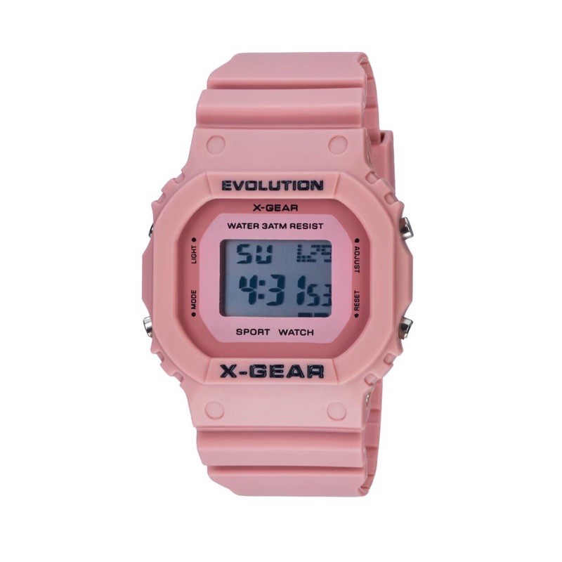 x-gear-นาฬิกาข้อมือชาย-หญิง-เครื่องญี่ปุ่น-ระบบquartz-digital-เรือนและสายยางซิลิโคนเกรดa-ฟังก์ชันครบ