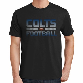เสื้อยืด ผ้าฝ้ายแท้ พิมพ์ลาย Indianapolis Footbt Colts เหมาะกับการเล่นกีฬา ของขวัญคริสต์มาส