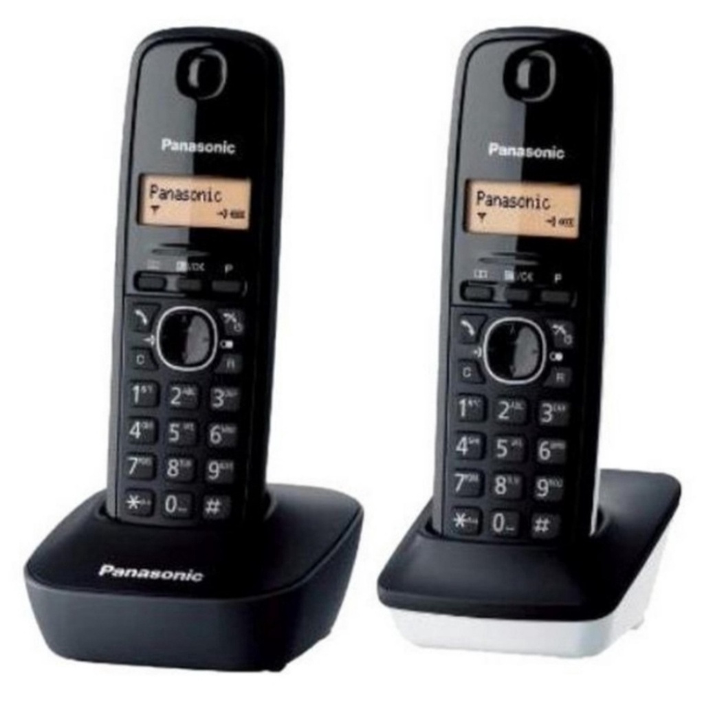 ภาพสินค้าPanasonic โทรศัพท์ไร้สาย รุ่น KX-TG1612SP 1ชุด 2 เครื่อง (สีดำ-ขาว) จากร้าน 3n_intel บน Shopee ภาพที่ 3