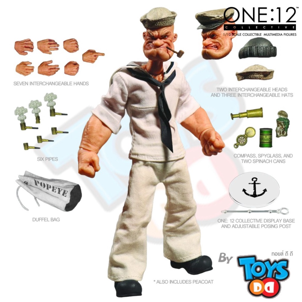 Popeye mezco one 12 deals