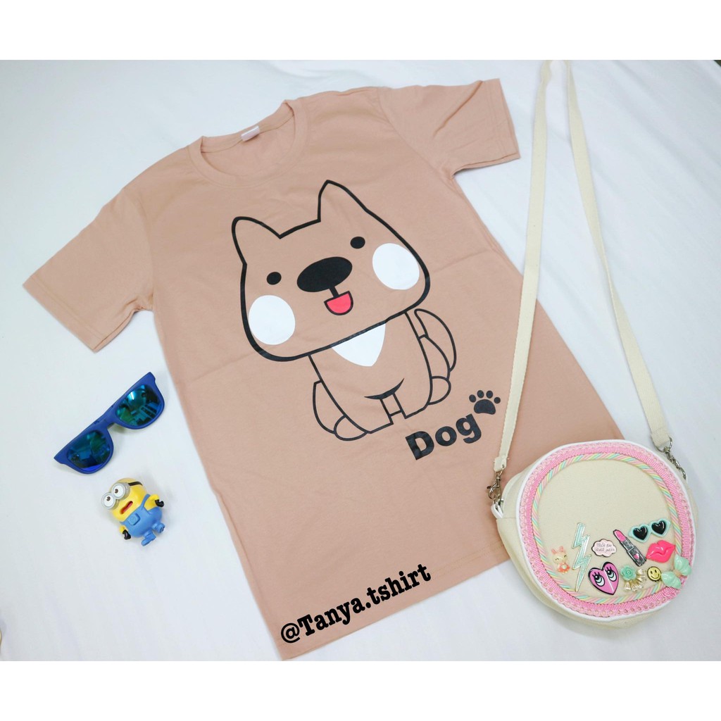 เสื้อยืดลายการ์ตูนน้องหมา-dog