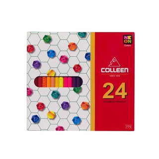 สีไม้ Colleen 24แท่ง24สี#775(แท่งเหลี่ยม)
