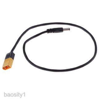 [BAOSITY1] XT60 Male Bullet Connector to DC5525 Male Power Cable for Field Repairs