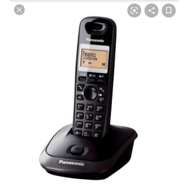 ภาพสินค้าKX- TG3551 Panasonic สีดำ/สีเทา โทรศัพท์ไร้สาย ราคาถูก โทรศัพท์บ้าน ใช้งานกับตู้สาขา จากร้าน pcswealthy บน Shopee ภาพที่ 1