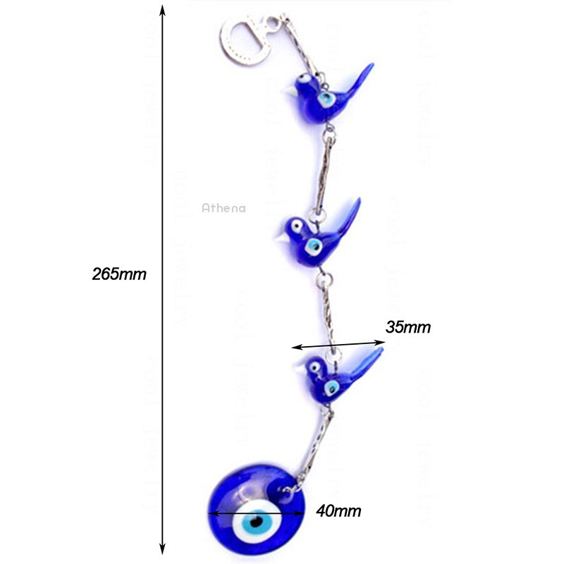 athena-ตาปีศาจตุรกี-นกนางแอ่น-สามตัว-เครื่องประดับแขวนเครื่องราง-ของขวัญป้องกันอวยพร