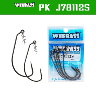 WEEBASS ตาเบ็ด - รุ่น PK J78112S ตัวเบ็ด ตัวเบ็ดเกี่ยวเหยื่อยาง