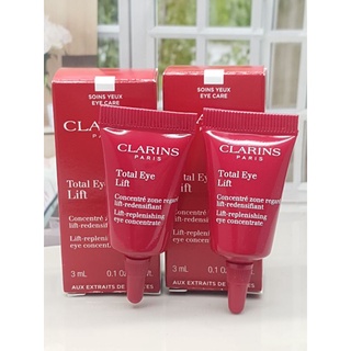 แพ็คคู่ Clarins Total Eye Lift  3ml x2 =  6 ml  เพียง..♥️👉490.-  รุ่นใหม่ล่าสุดแท้ 100% ฉลากไทย(ปกติ 15 ml 3,900.-)