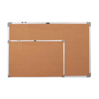 [ของขวัญฟรี] Deli กระดานไม้ก๊อก กระดานแฮนเมด บอร์ดติดประกาศ กระดานติดรูป คุณภาพดี ขนาด 45×60/60×90/90×120 ซม Cork Board