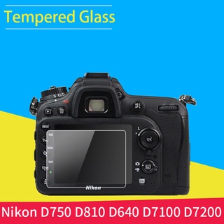 ฟิล์มกระจกนิรภัยกันรอยหน้าจอกล้อง LCD สําหรับ Nikon Z6 Z7 D750 D850 D810 D800E D600 D610 D500 D7100 D7200 D7500