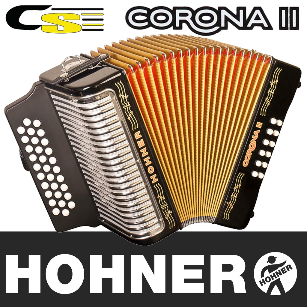 hohner-corona-ii-classic-corona-series-แถมฟรีกระเป๋าใส่-แอคคอเดียน-แอคคอร์เดียน