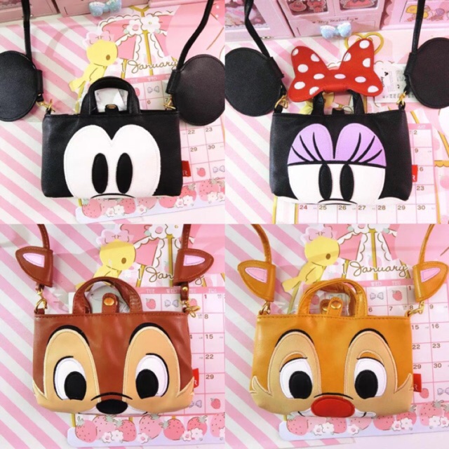 disney-crossbody-bag-กระเป๋าสะพายข้าง-ตัวการ์ตูนจากdisney