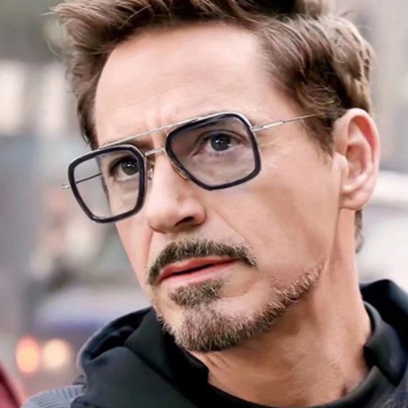 ภาพหน้าปกสินค้าแว่นตากันแดด ทรงสี่เหลี่ยม ลาย Avengers Tony Stark Flight สไตล์ไอรอนแมน สําหรับผู้ชาย 3 จากร้าน zomi.th บน Shopee