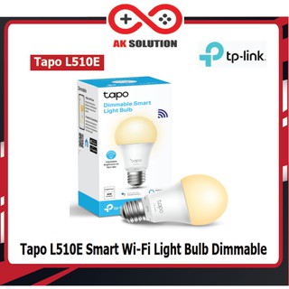 TP-Link Tapo L510E Smart Wi-Fi Light Bulb, Dimmable ปรับแสงสว่างได้ตามใจคุณ