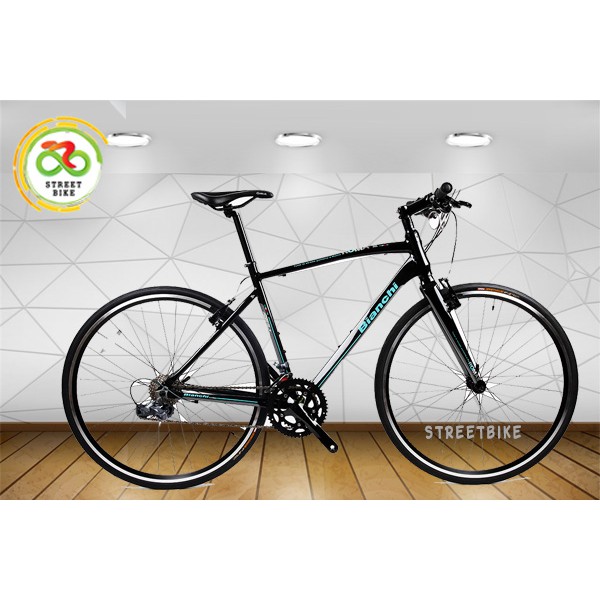 จักรยานไฮบริด Bianchi ROMA II size 57 Black | Shopee Thailand
