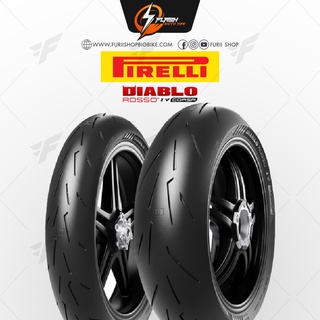 ยาง/ยางรถมอเตอร์ไซค์/ยางบิ๊กไบค์ PIRELLI DIABLO ROSSO IV CORSA ยางซิ่งถนน ซ้อมสนาม รุ่นใหม่ล่าสุดจาก PIRELLI 2022!!