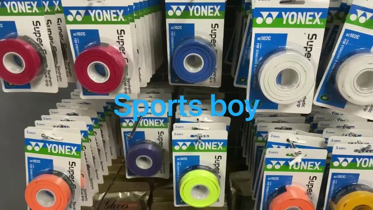 แบดมินตัน-กริป-yonex-ac102ex-super-grip-กริปพันด้าม-ที่พันด้ามไม้แบด-1-แพค-พันได้-3-ด้าม