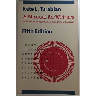 (ภาษาอังกฤษ) A Manual for Writers of Term Papers, Theses, and Dissertations *หนังสือหายากมาก*