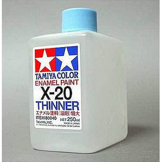 ภาพหน้าปกสินค้าTamiya X-20 enamel thinner ขนาด 250ml (80040) ที่เกี่ยวข้อง