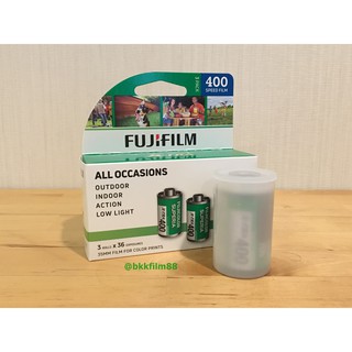 ฟิล์มสี 1 ม้วน Fujifilm 400 35mm 36exp ราคาค่อม้วน Color Film ฟิล์มถ่ายรูป ฟิล์ม 135 Fuji USA