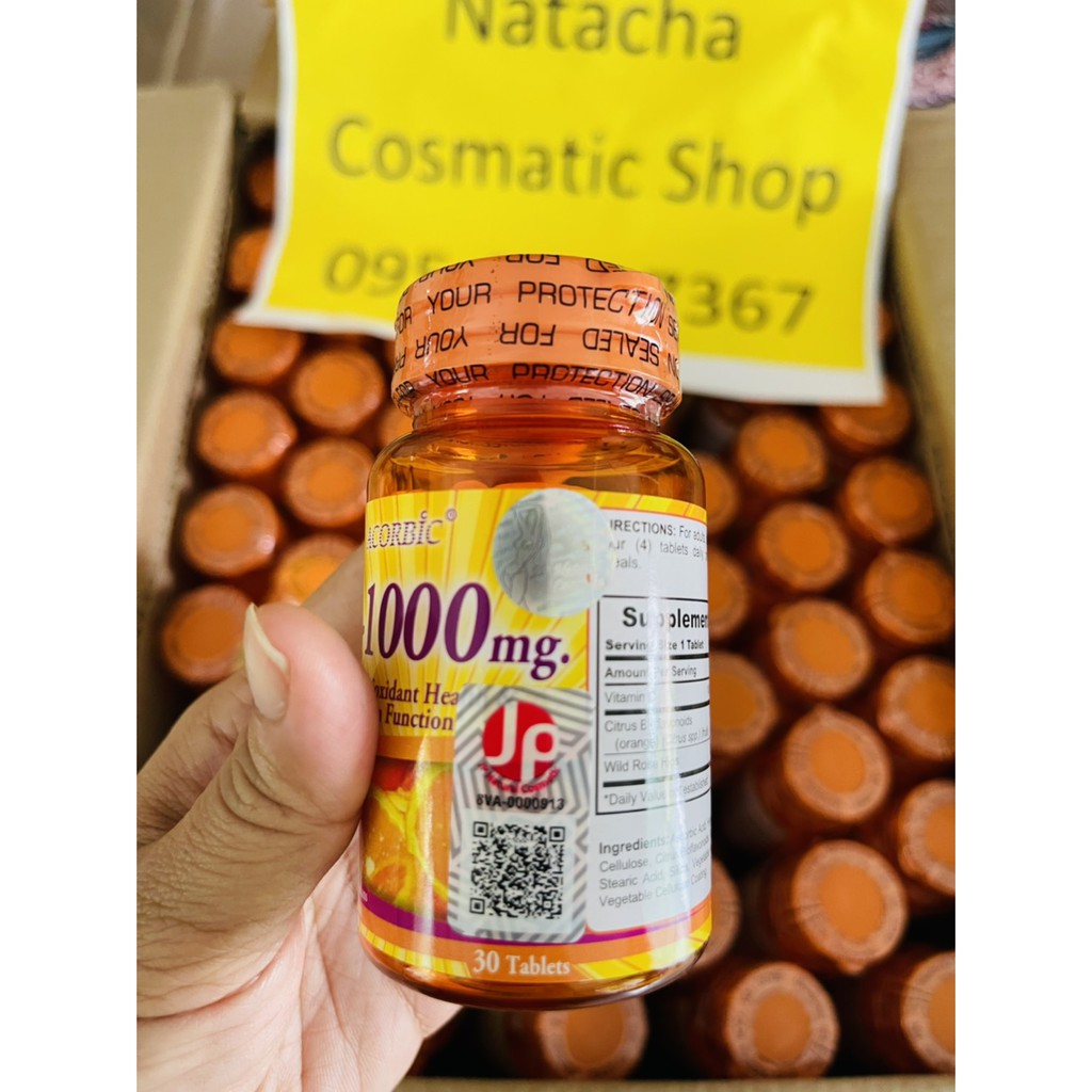 ภาพสินค้าพร้อมส่ง กดสั่งได้เลยคับ ของใหม่มีQR codeคับ 16 มีนาคม 65 วิตามินซี ACORBIC VITAMINC-1000 mg. จากร้าน bigontour บน Shopee ภาพที่ 1