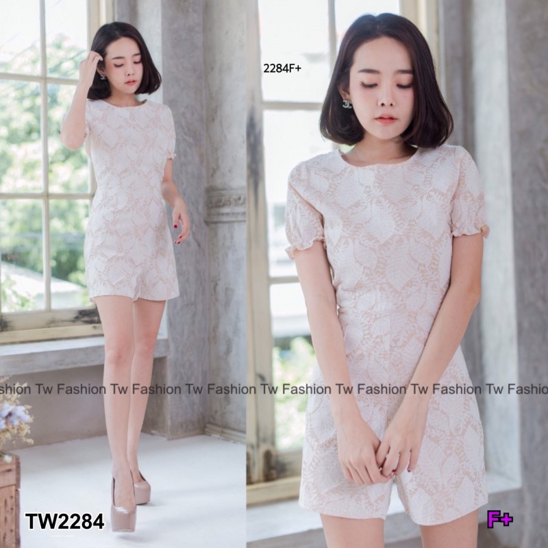 ak-2284-jumpsuit-ลูกไม้สุดหรูลายใบไม้