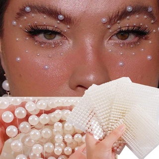 สินค้า Xixi Face Jewels Makeup Eye Body Stickers Self Adhesive Pearl for Women Festival Accessory and Nail Art Decorations DIY Craft