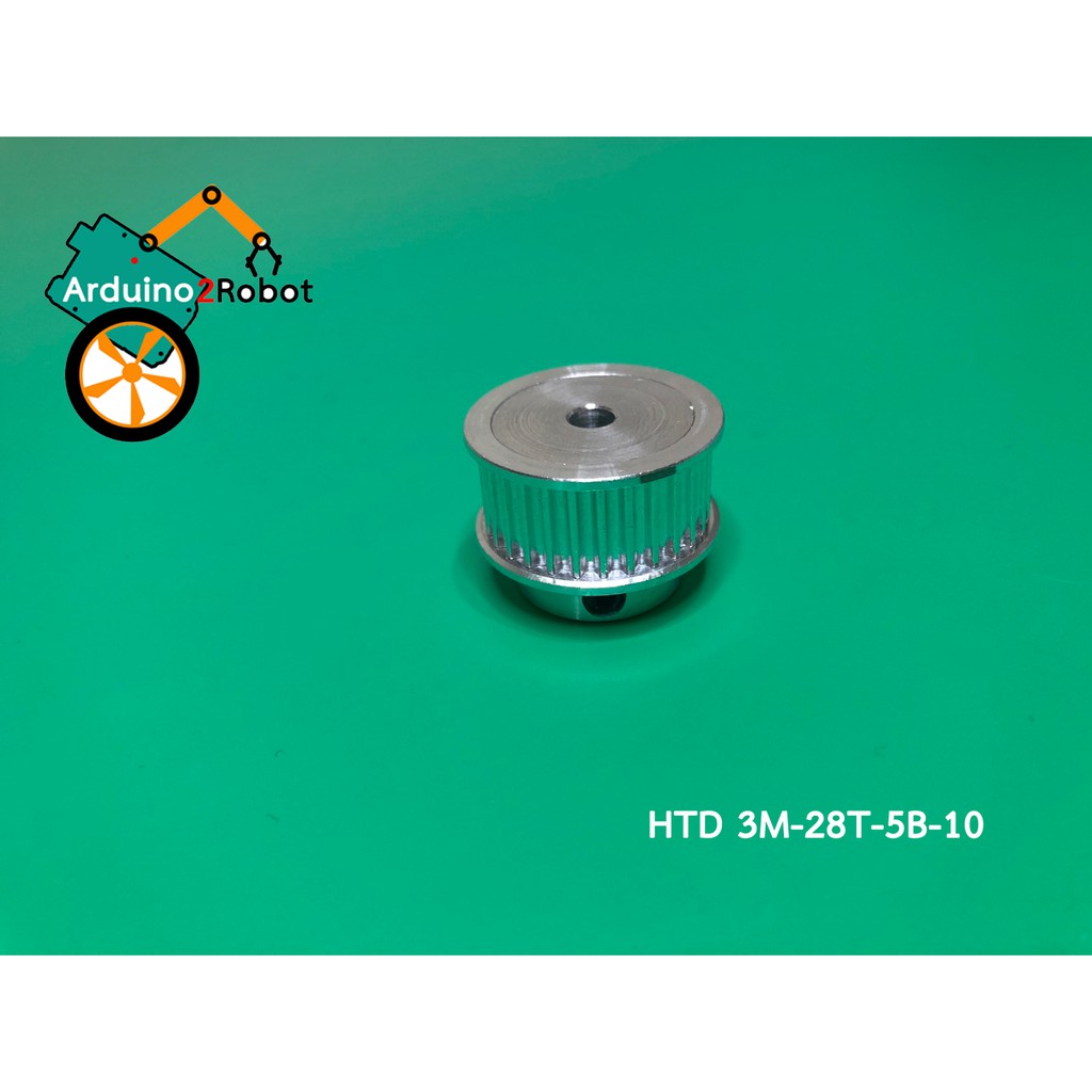 htd-3m-timing-pulley-28-teeth-bore-5mm-สำหรับสายพาน-3m-belt-width-10mm-htd-3m-28t-5b-10